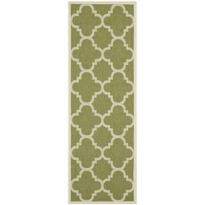 lot 22508 image: Safavieh Courtyard Becky Quatrefoil IndoorOutdoor Area Rug or Runner