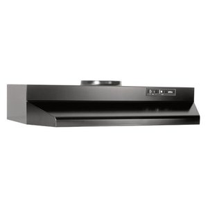 lot 22509 image: Broan 423623 Under Cabinet Hood, 190 CFM, 36-Inch, Black