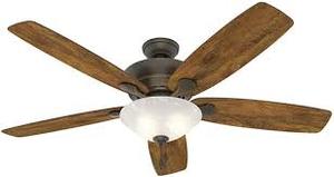 lot 22409 image: NEW Hunter 60 Regalia II Bronze Ceiling Fan Blades (5 Blades)