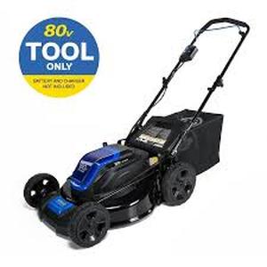 lot 22417 image: kobolt lawn mower 80vmax 21in no battery or charger