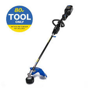lot 22501 image: kobalt weed eater brushless 80vmax used no charger or battery