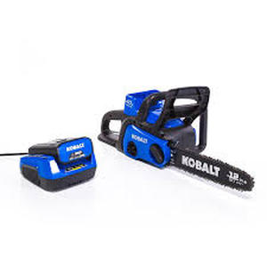 lot 22502 image: kobalt chain saw 40max gas