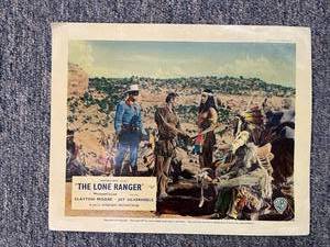 lot 8 image: The Lone Ranger Lobby Card - Warner Brothers