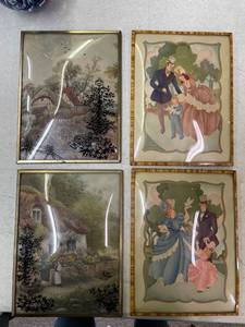 lot 16 image: (4) Silhouette Pictures