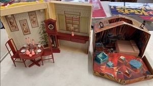 lot 45 image: Ideal Troll House & Arco Doll Case w TONS of Accessories