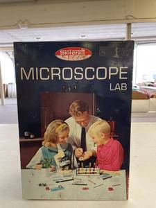 lot 55 image: Skilcraft Microscope Lab With Accessories