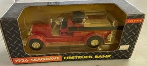 lot 66 image: John Deere Seagrave Fire Truck Bank
