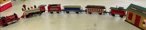 lot 85 image: Dickensville Plastic Train Set
