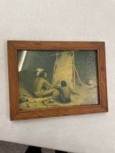 lot 123 image: Walter De Maris Native Painting Print