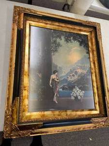 lot 124 image: R. Atkins Litho Framed - Large