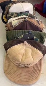 lot 135 image: (8) Vintage Trucker Hats, Ducks Unlimited