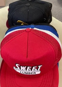 lot 136 image: (8) Vintage Trucker Hats, Lumber, Trimco, Pyramid
