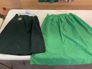 lot 143 image: (2) Vintage Girl Scout Uniform Skirts