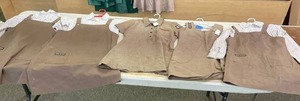 lot 145 image: (5) Vintage 1970s Brownie Jumpers And Shirts. Long Sleeve & Short Sleeve