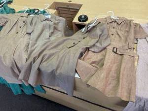 lot 155 image: (5) 1945s Brownie Dresses Uniforms