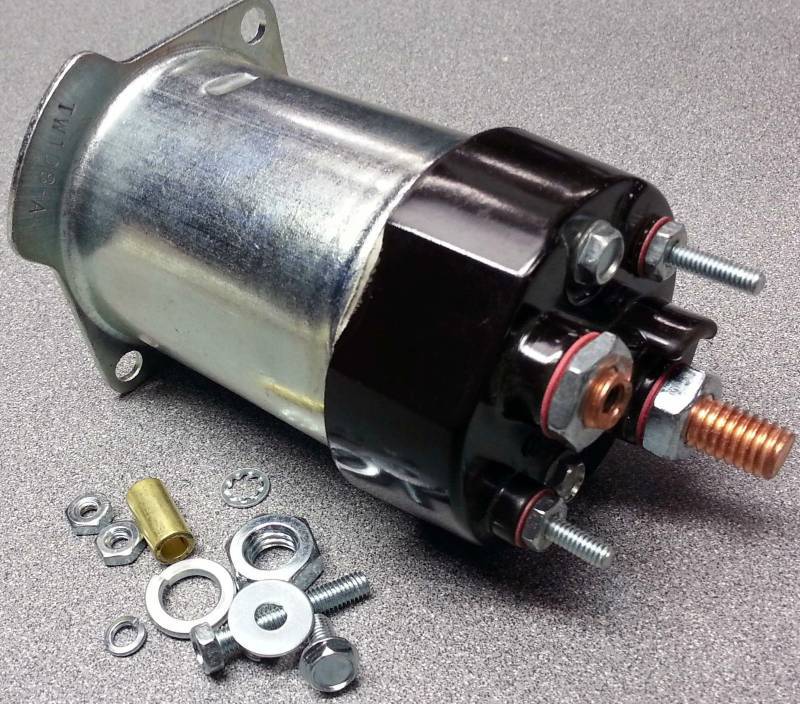 lot 9007 image: New Chevy Cadillac Buick Pontiac Chevrolet GM 12 volt starter solenoid complete