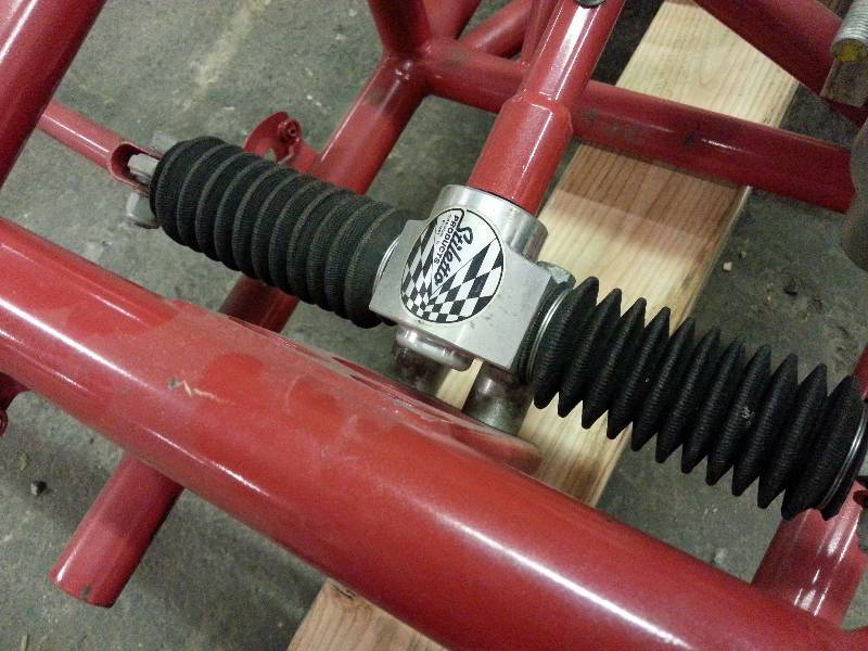 This lot is for the Stiletto aluminum dragster rack and pinion steering