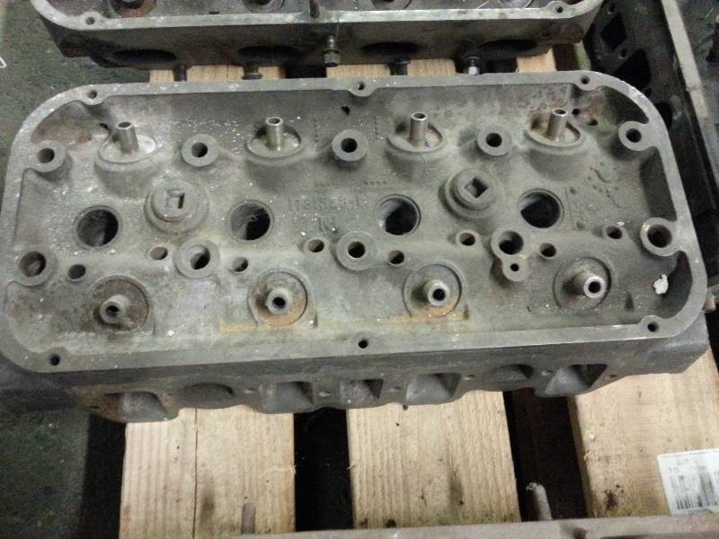 lot 1447 image: This early single 392 Chrysler Hemi V8 cast iron cylinder head is 1 of 5 auction lots of the Hemi heads I have listed this week.