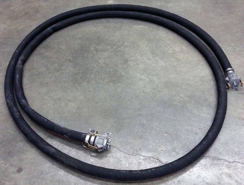 lot 1427 image: 25 NovaFlex liquid petroleum fuels dispensing 4Q11 100 PSI HP hose with quick disconnect.