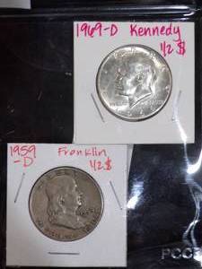 lot 3946 image: Franklin & Kennedy Coins