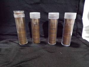 lot 3952 image: Lincoln Coins (4 rolls)