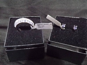 lot 3910 image: Tanzanite & Topaz Ring