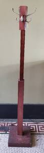 lot 1100 image: Wooden Coat Hook Stand