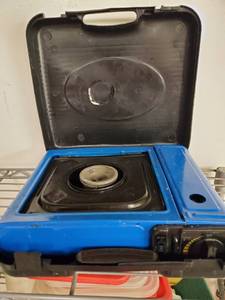lot 1204 image: Portable Gas Stove. With Travel Case