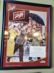 lot 3000 image: PRINT of SCHLITZ Advertisements 1951 Milwaukee Wisconsin