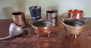 lot 3009 image: Lot of Precious Metals. Cups. Funnel. Strainers