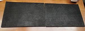 lot 3043 image: Lot of 2 Rubber Bar Mats