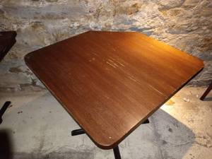 lot 1081 image: Cool Diamond Shaped BarDining Table