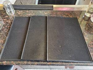 lot 2540 image: Lot of Three 12 x 18 Rubber Bar Mats