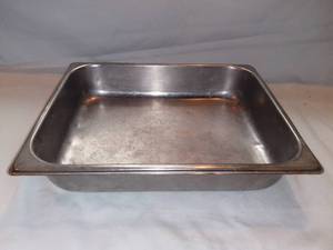 lot 2647 image: Stainless Steel Half Size Drop Pan
