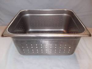 lot 2648 image: Stainless Stella Half Size Drain Drop Pan