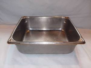 lot 2649 image: Stainless Steel Half Size Drop Pan