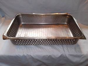 lot 2671 image: Stainless Steel 21 Inch SteamDrain Drop Pan