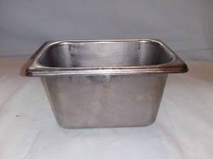 lot 2707 image: 18 Size Stainless Steel Drop Pan