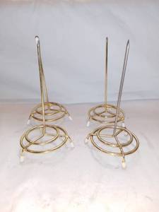 lot 2801 image: Lot of 4 Metal Ticket Holders