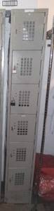 lot 2843 image: Win-Holt Equipment Group 6 Cubbie Locker - BRING OWN MEANS OF REMOVAL - Contents Included
