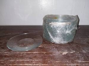 lot 2845 image: Lot of 16 Small Clear Glass Plates
