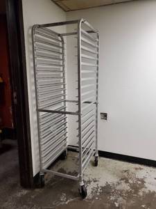 lot 3048 image: Drying Rack on Casters