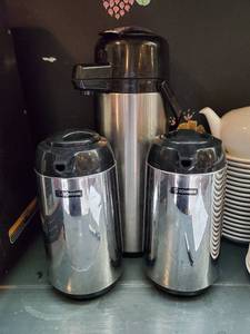 lot 5012 image: Lot of 3 Coffee Thermasos