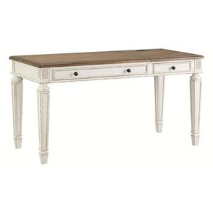 lot 3211 image: Signature Design by Ashley - Realyn Two-tone HomeOffice Lift Top Desk - Model H743-134