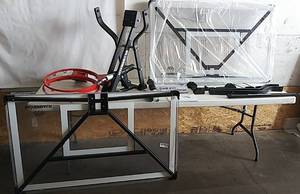 lot 3218 image: 2 Silverback NXT 54 Wall Mounted Basketball Backboards & Hoops with Miscellaneous Parts & Hardware