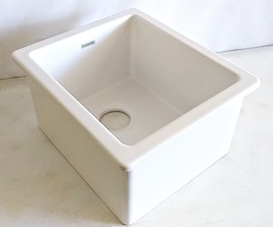 lot 3227 image: Elkay Classic White (19 x 16 12 x 10 14) Drop In Single Basin Bar Sink
