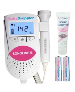 lot 3230 image: Baby Doppler Sonoline B Pink 3MHz Foetal Doppler System