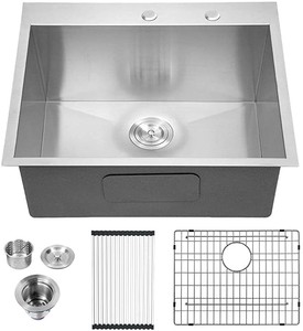 lot 3253 image: Lordear 25 Inch Kitchen Sink Undermount Stainless Steel Kitchen Sink Single Bowl