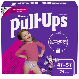 lot 3427 image: Pull-Ups Girls Learning Designs Training Pants, 4T-5T, 74 Ct