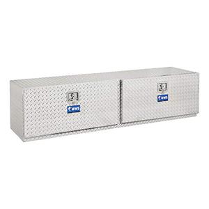 lot 3437 image: UWS EC40121 72-Inch Heavy-Wall Aluminum Double-Door Flatbed Underbody Tool Box- HUGE  Retail over $800